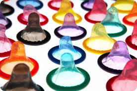 Preservativo colorato.